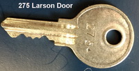 275 Key for LARSON STORM DOORS/DOORS ONLY